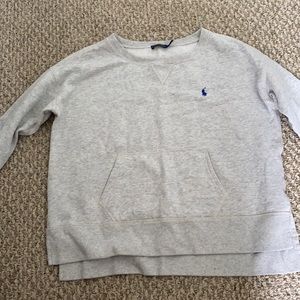 long sleeve polo crewneck